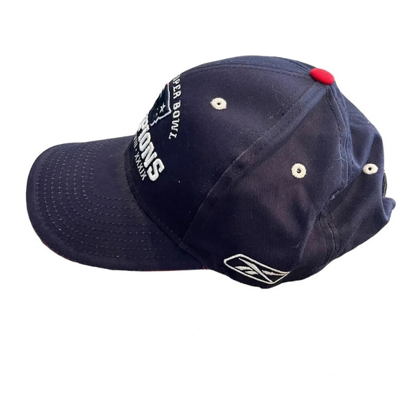 New England Patriots Navy NFL Triple Super Bowl Cap New Unworn - Picture 2 of 7